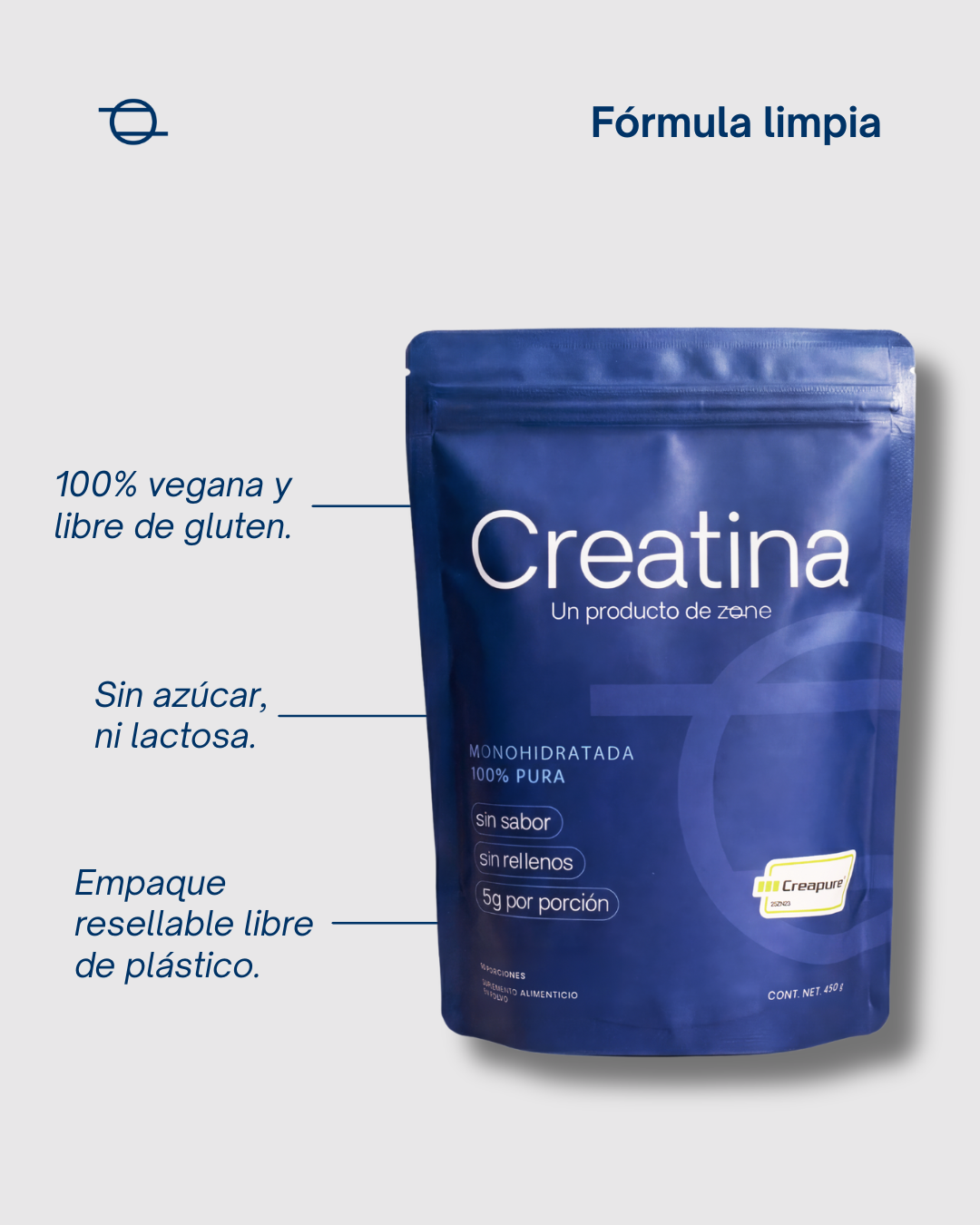 Zone Creatina Monohidratada Creapure®